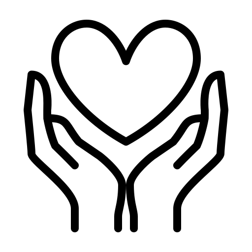 Entzündungsheil - Energieheilerin - Hände halten Herz-Symbol